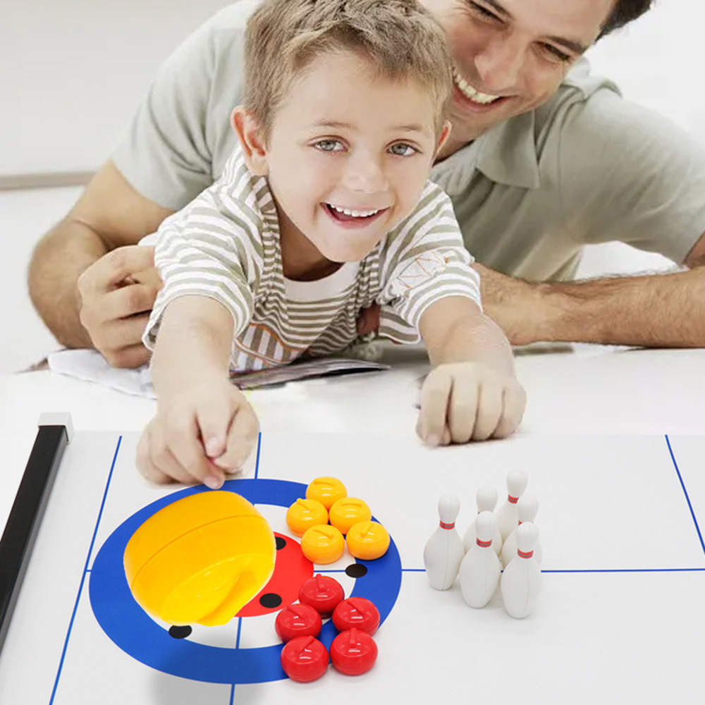 New Mini Curling&Bowling Table - đánh giá và giá Board Game Arena
