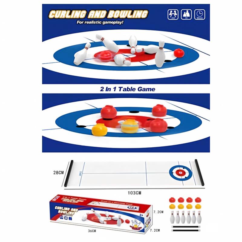 New Mini Curling&Bowling Table - đánh giá và giá Board Game Arena