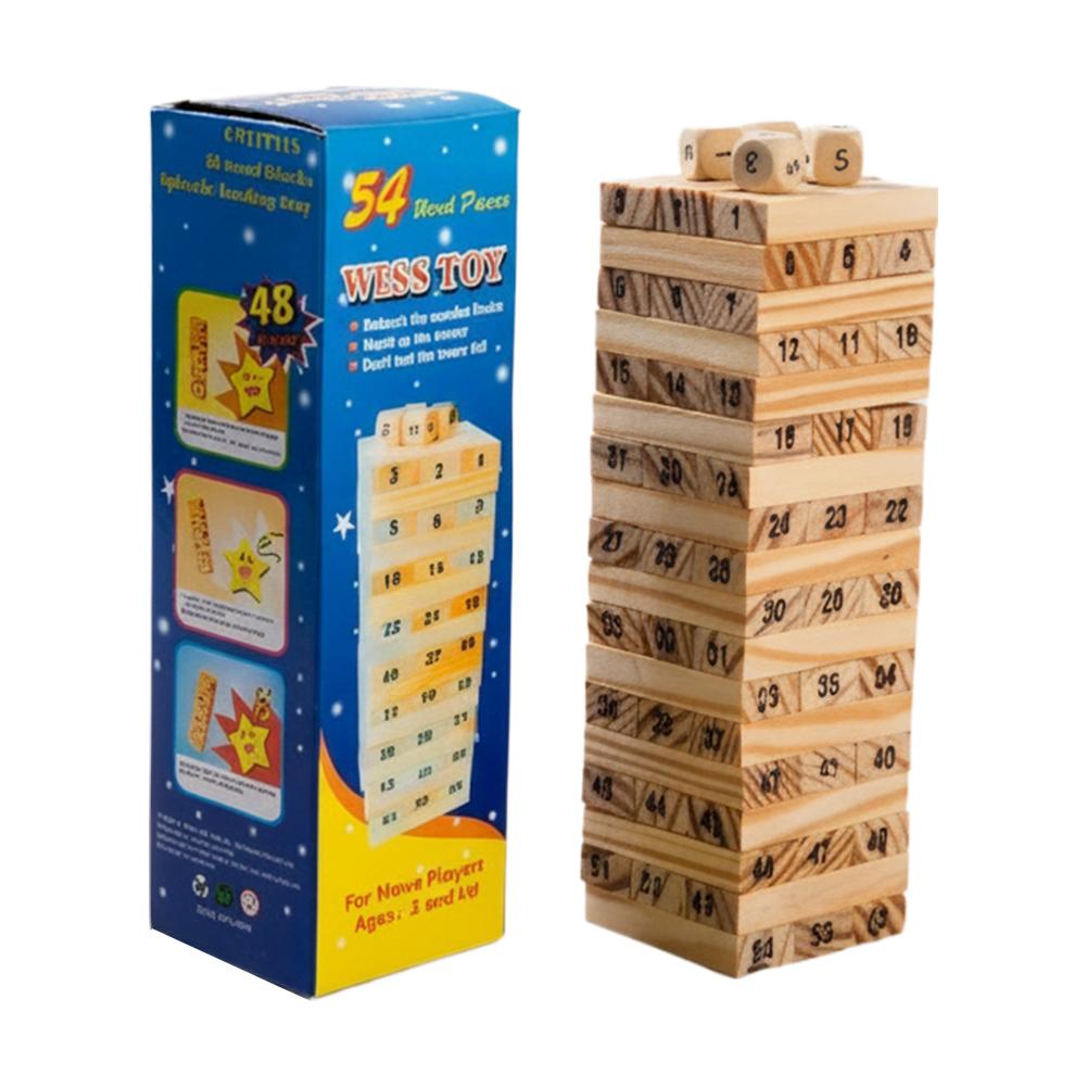 Small Size Wooden Building Blo - đánh giá và giá Board Game Jenga
