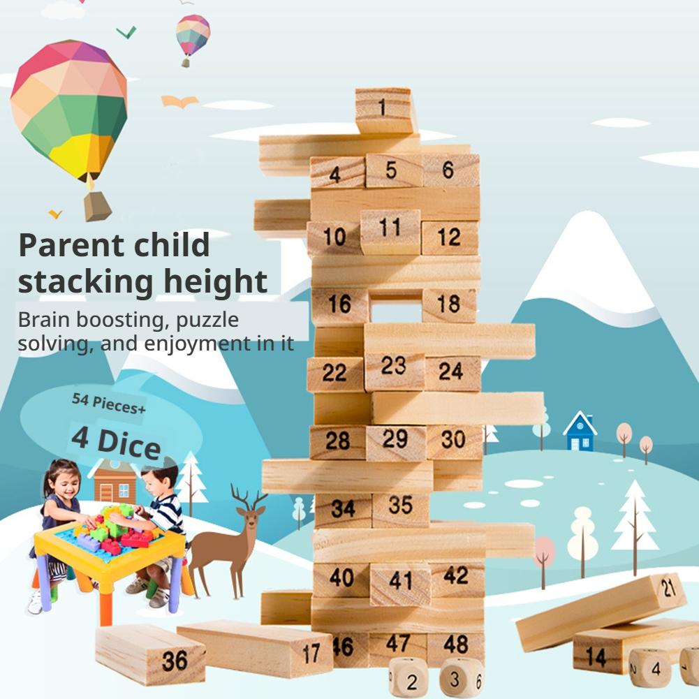 Small Size Wooden Building Blo - đánh giá và giá Board Game Jenga