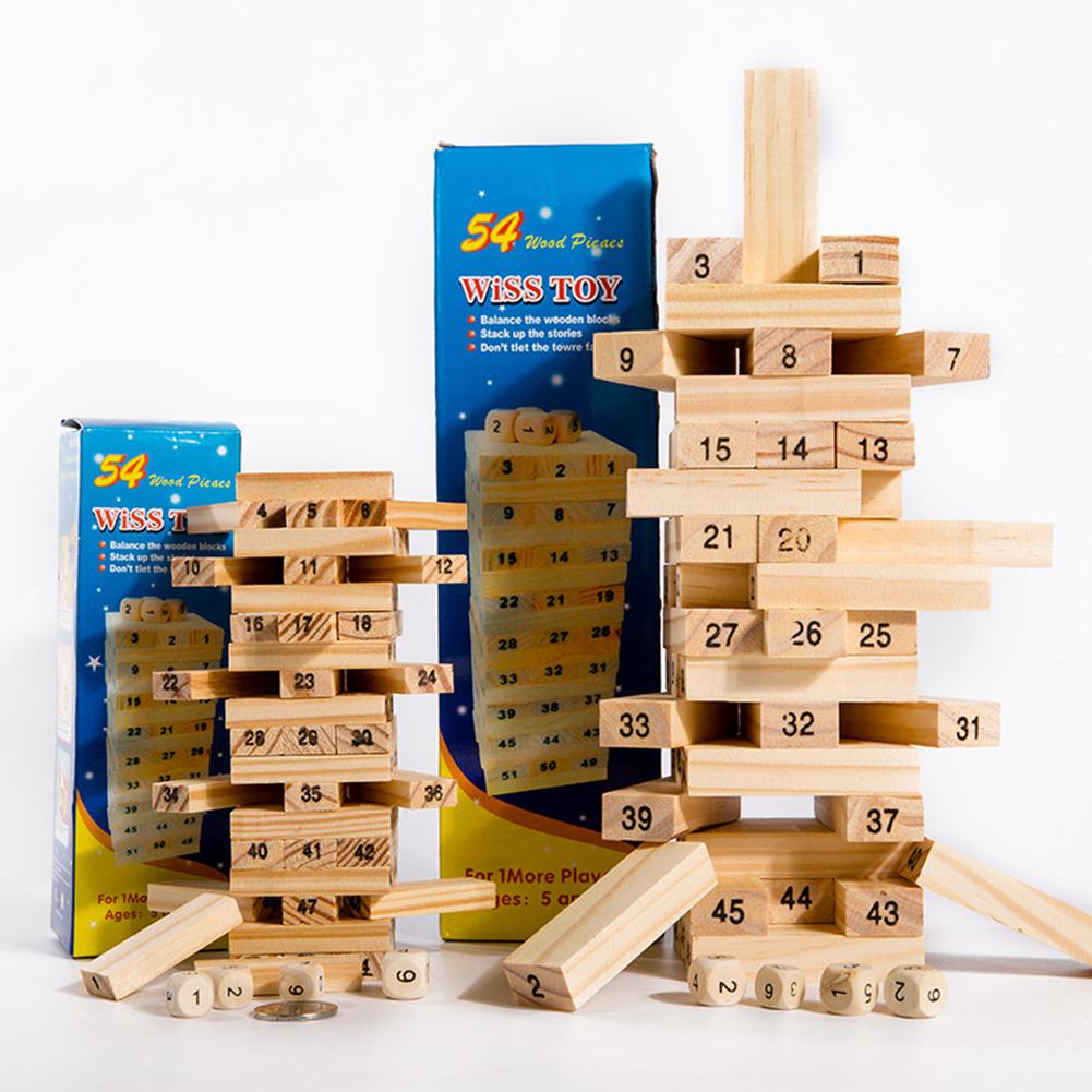 Small Size Wooden Building Blo - đánh giá và giá Board Game Jenga